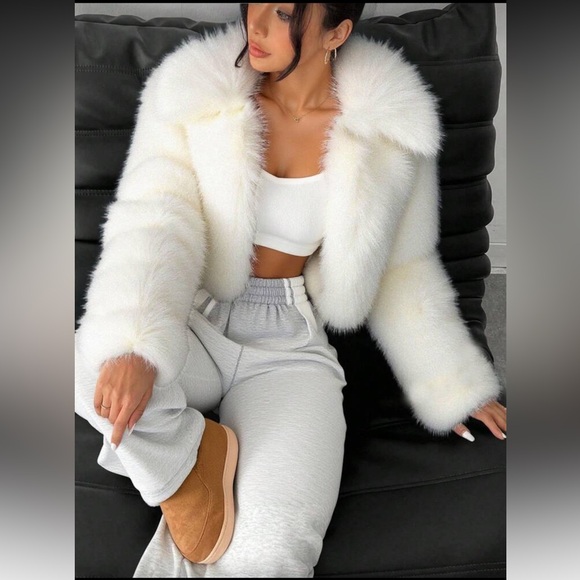 Chic White Teddy Jacket